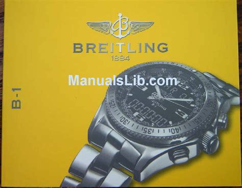 breitling manual pdf.